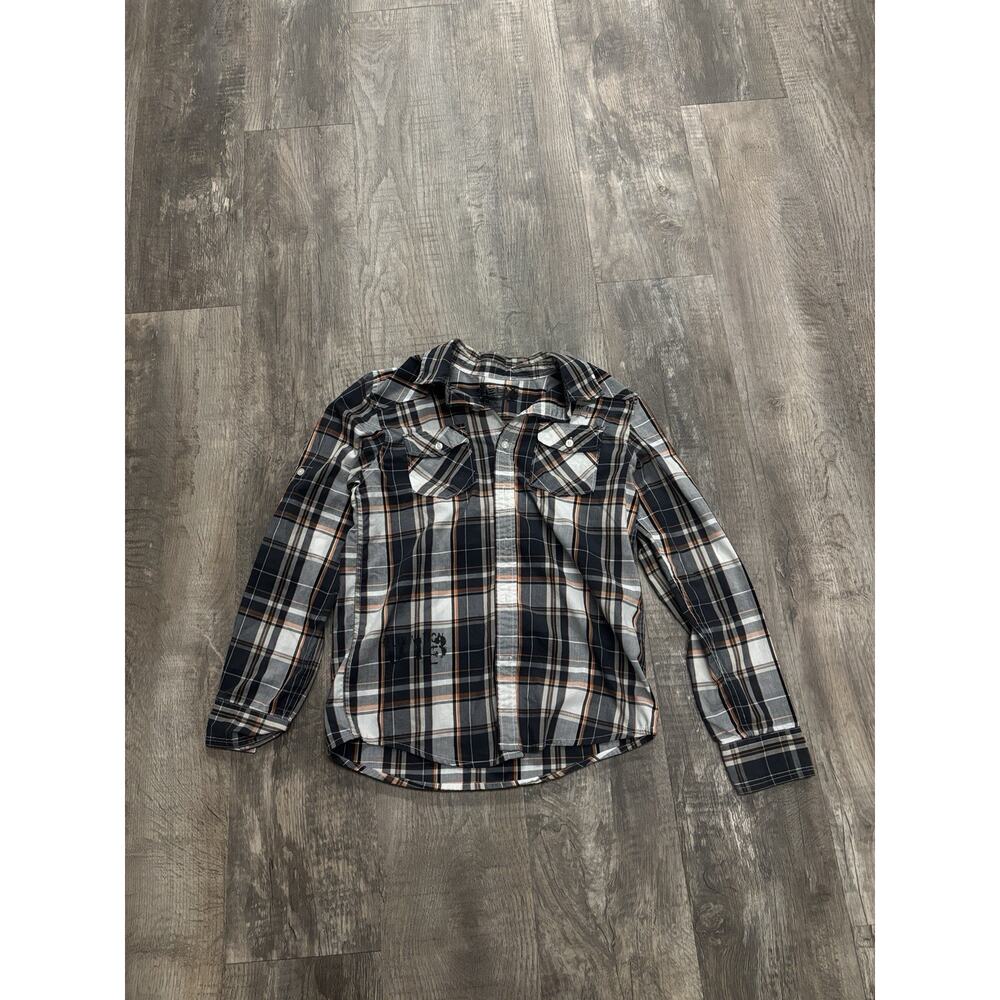 Y2K Helix Button Up Shirt Size Xl